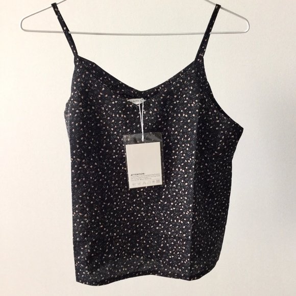 Black Floral Camisole - Picture 1 of 3